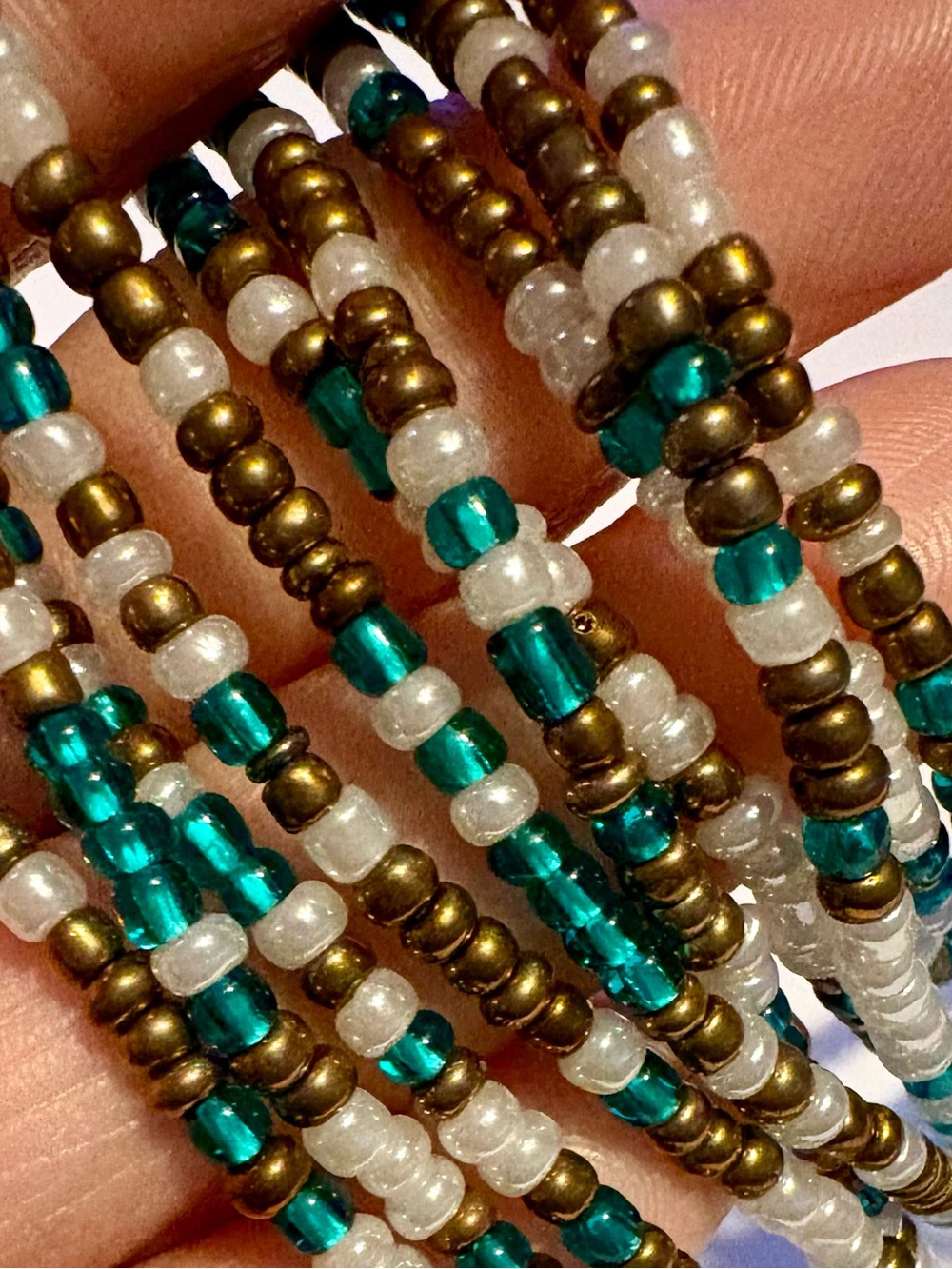55: “SEBASTIAN” Waistbeads Perfect for Beginners 1st Stage - Picture 2 of 12